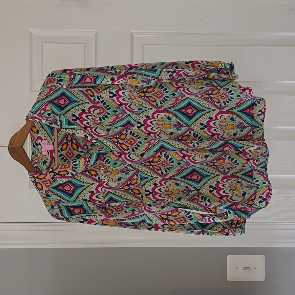 EUC Lilly Pulitzer Silk Top